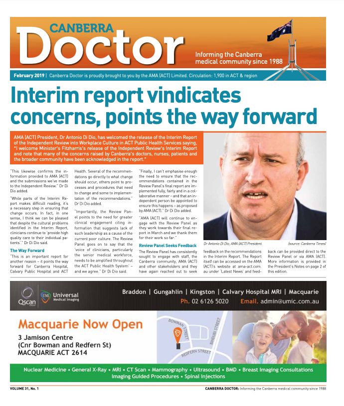 Issue 1 2019 Australian Medical Association